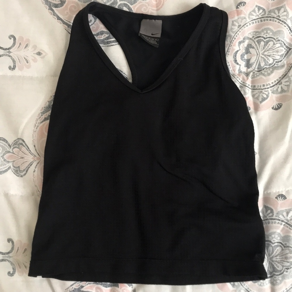 Nike cropped workout shirt